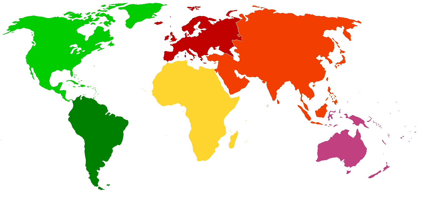 World Map Outline For Kids
