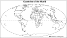World Map Outline With Country Names