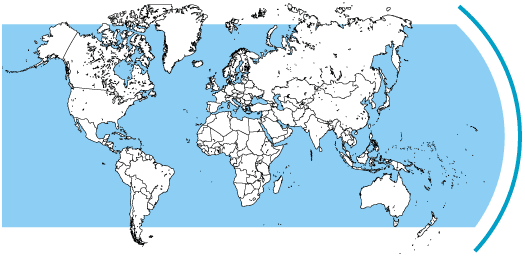 World Map Outline With Country Names